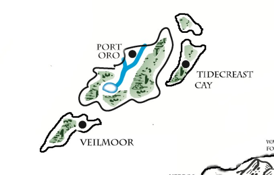 Map of Veilmoor Map of Veilmoor